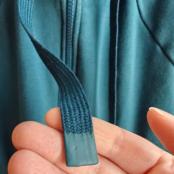 Athleta Blue Triumph Hoodie Zip Up Jacket - M - Picture 6 of 16